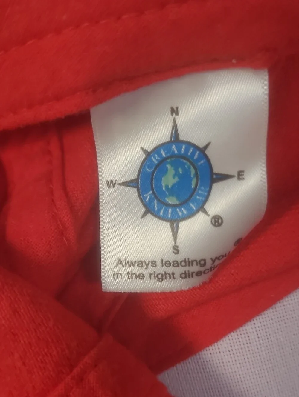 Bright Red Kids Cap with Character Patch Buc-ee The Beaver
